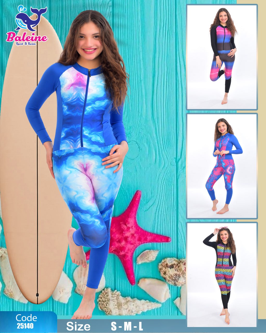 Swimsuit with sleeves and pants