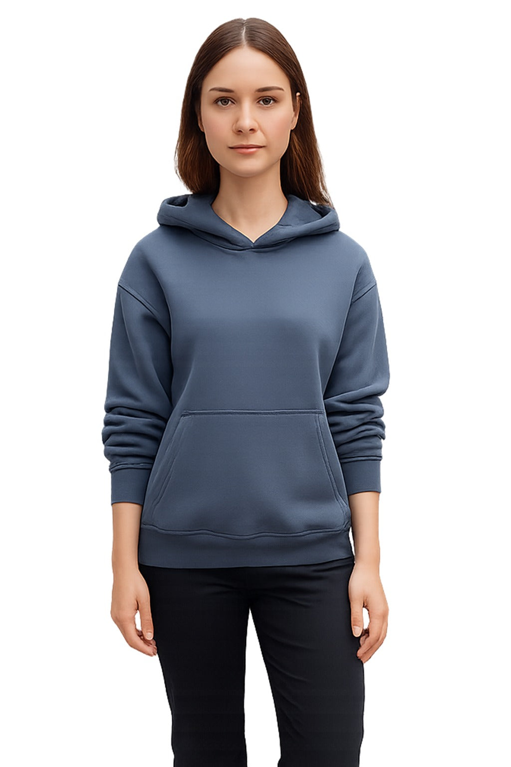 Oversized Solid Melton Hoodie - Sponge Fleece - 9 Colors