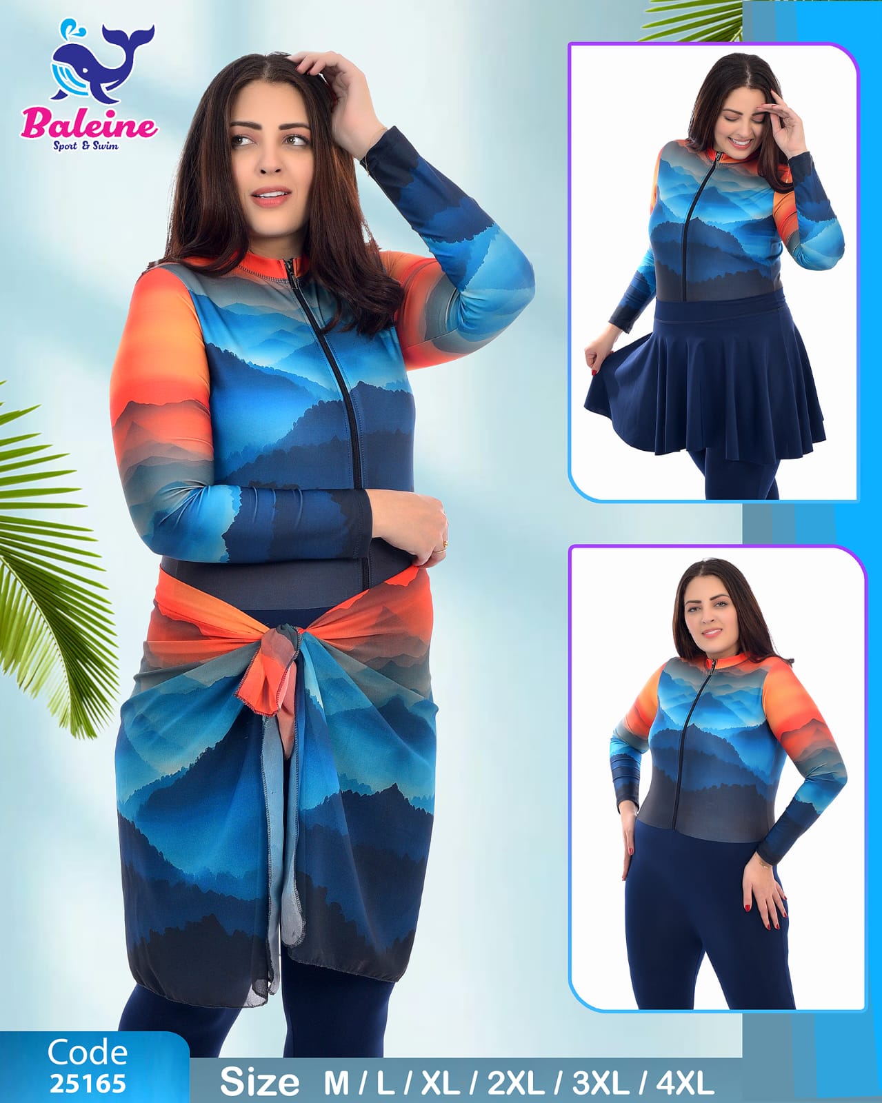 Burkini swimsuit