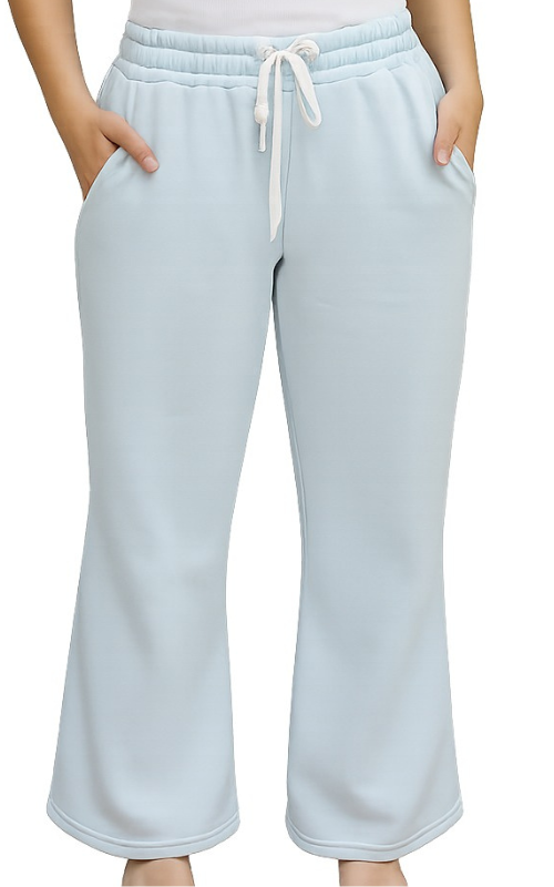 Wide Leg Melton Joggers - Sponge Fleece - 10 Colors