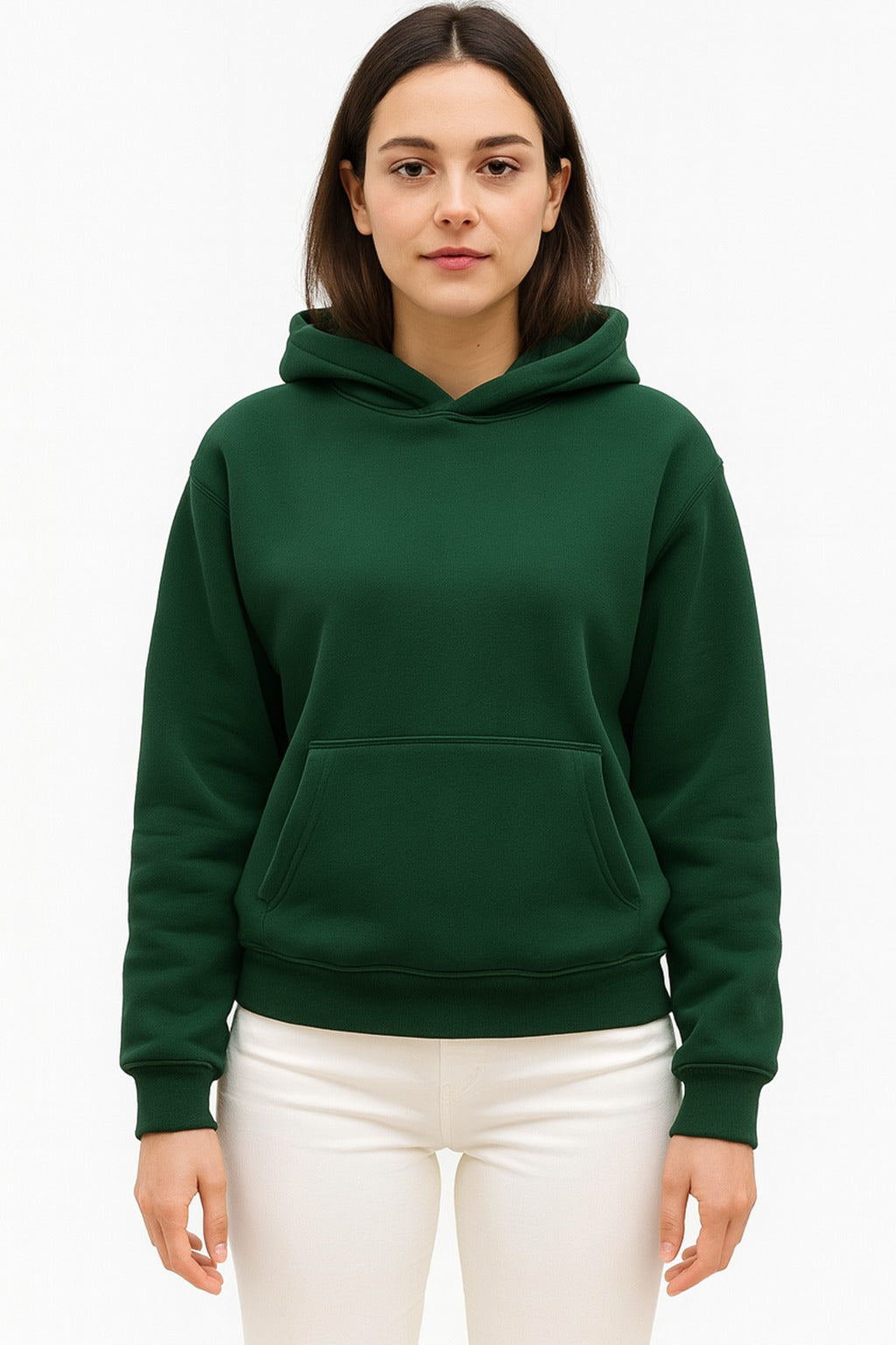 Oversized Solid Melton Hoodie - Sponge Fleece - 9 Colors