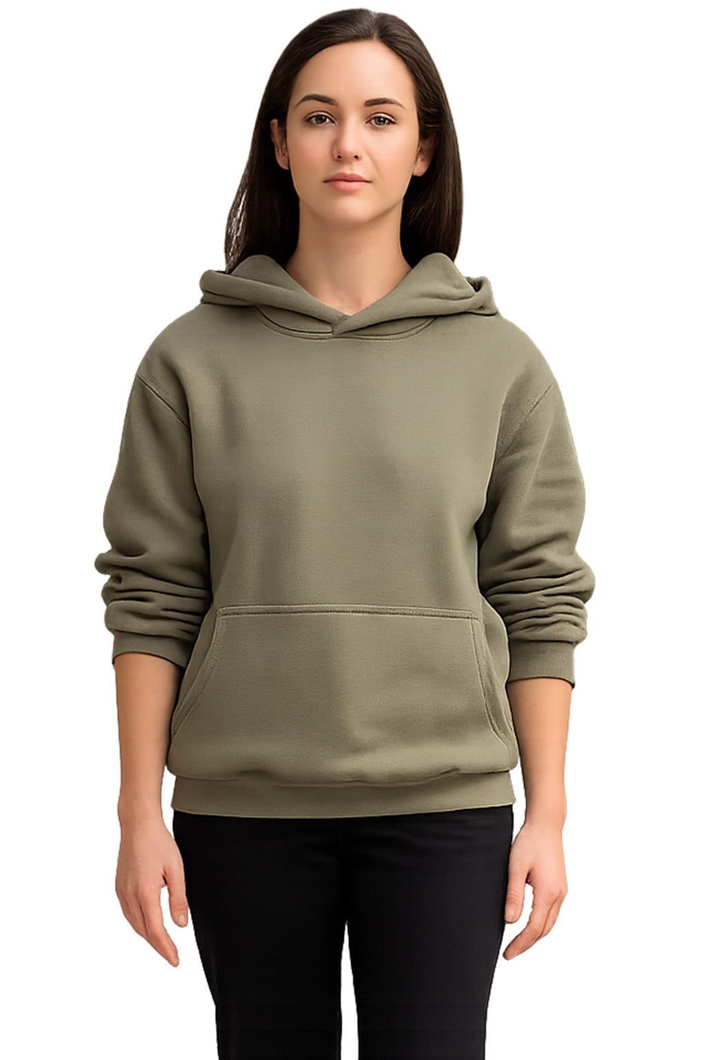 Oversized Solid Melton Hoodie - Sponge Fleece - 9 Colors
