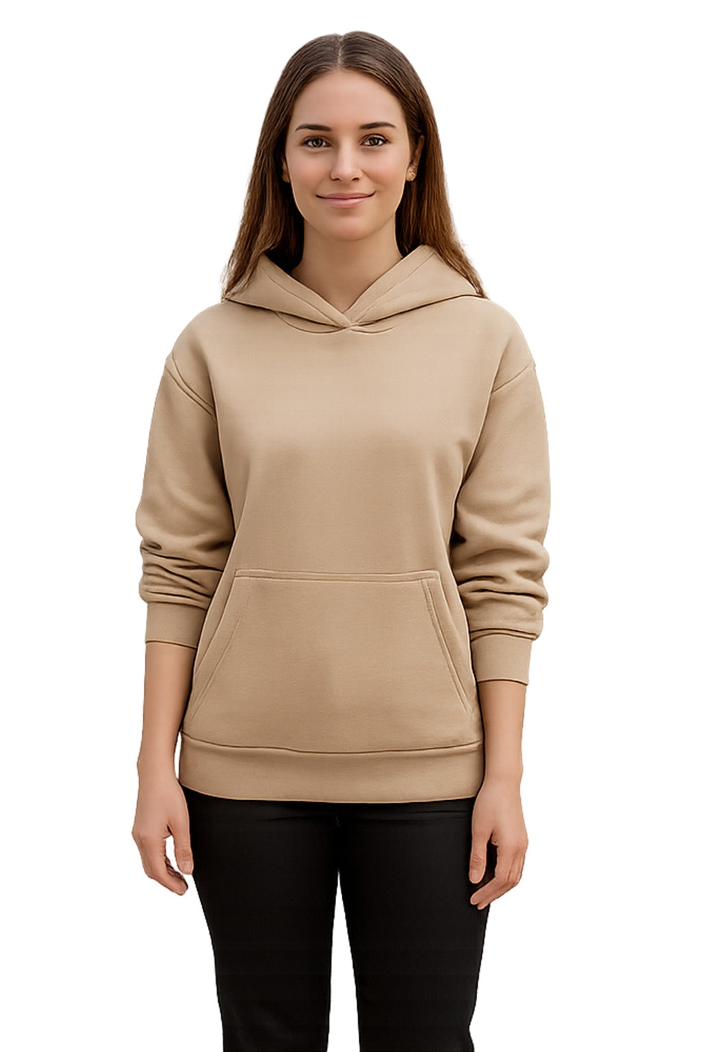 Oversized Solid Melton Hoodie - Sponge Fleece - 9 Colors